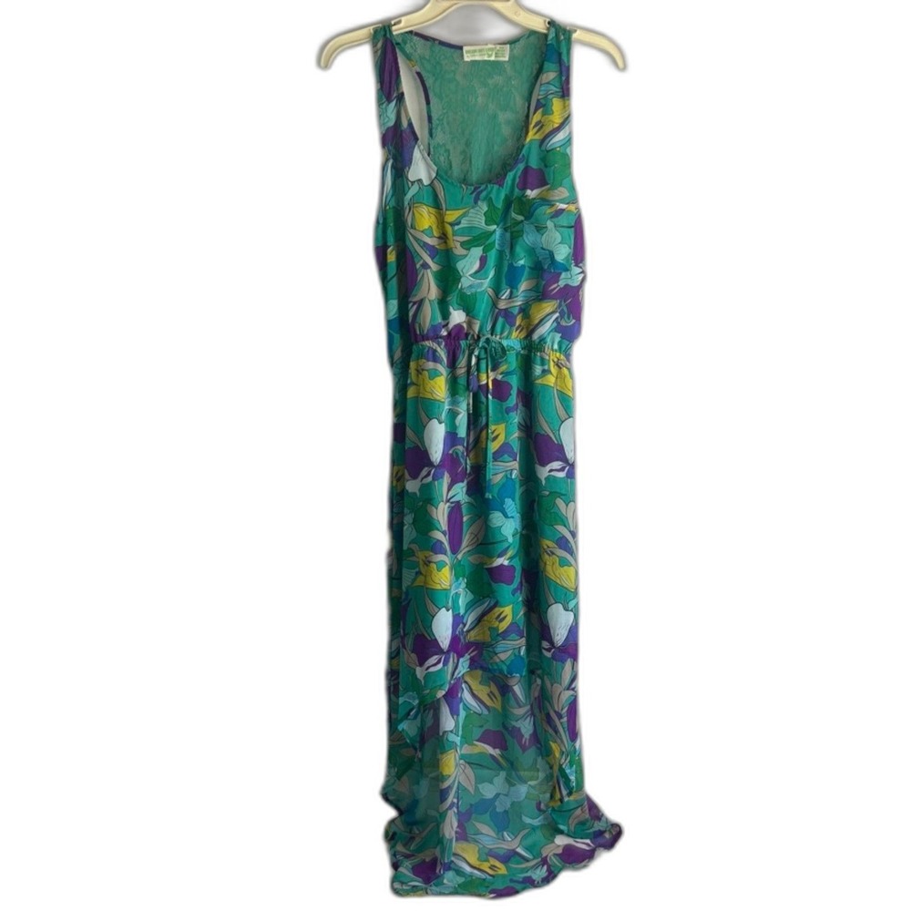 Dream Out Loud Selene Gomez Midi‎ Dress Tropical Print Size XL Floral